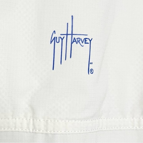 Guy Harvey Men’s Button Down Shirt Long Roll Tab Sleeves Size XL - Picture 13 of 16